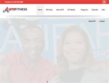 Tablet Screenshot of ktxfitness.com